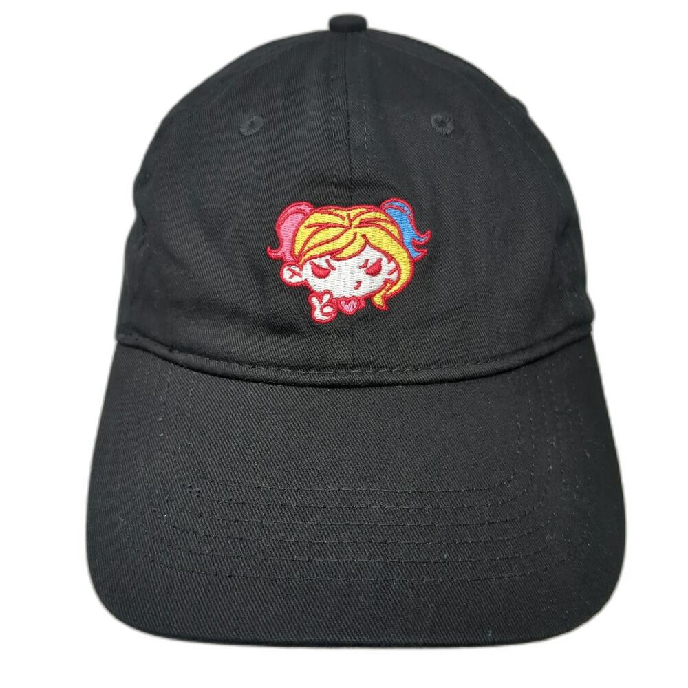 Loot Crate Baseball Cap Black One Size Harley Quinn Mallet DC Comics Hat